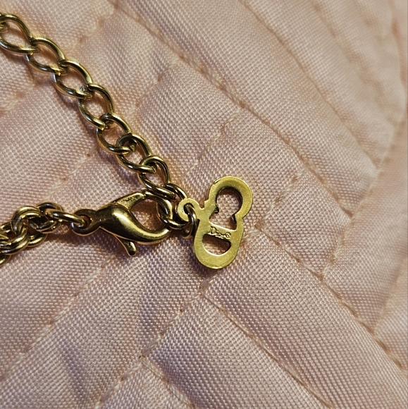 Christian Dior 18kt Gold-plated Monogram Multi Stone Necklace Chain - Picture 5 of 9